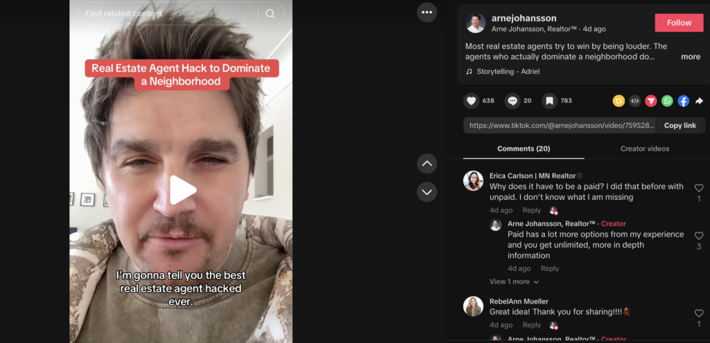 real estate agent brand building videos