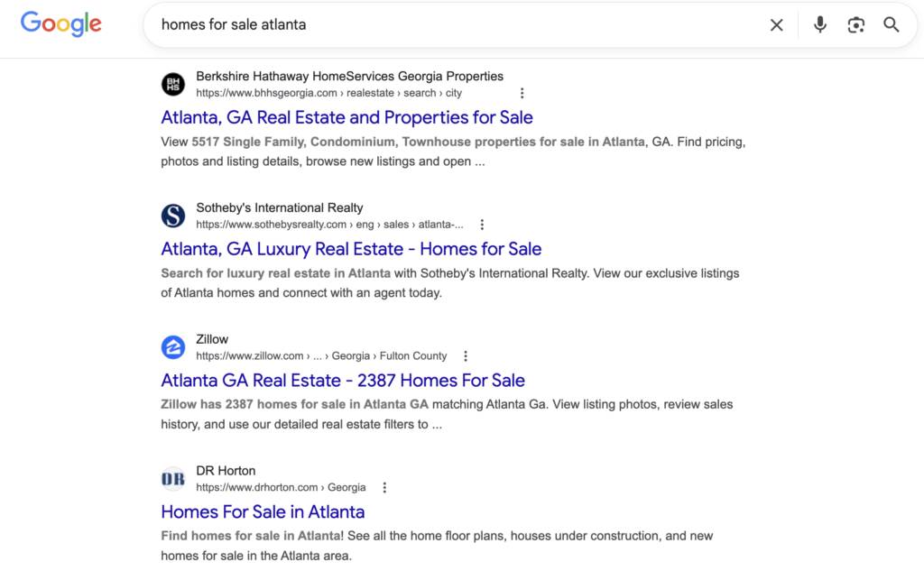 Local SEO for real estate Website